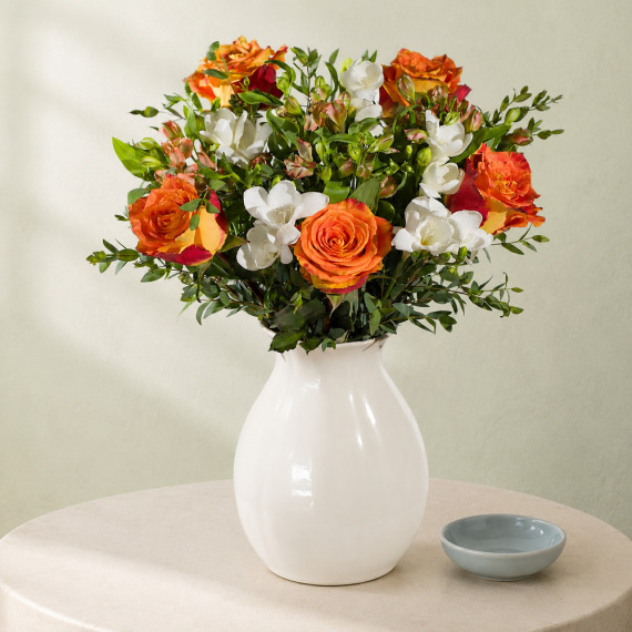 Chademo To Ccs Combo 1 Adapter - Autumn Rose and Freesias
