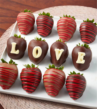 Ccs2 Fast Charging Socket 250A - Love Letter Chocolate - Covered Strawberries