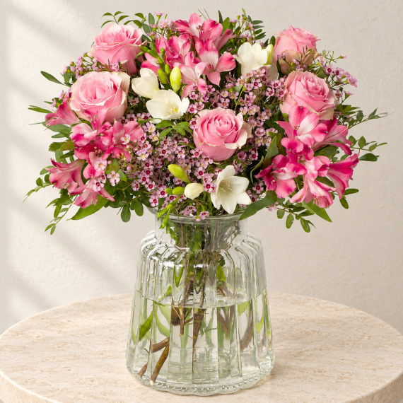 Chademo To Ccs Combo 1 Adapter - Pink Roses and Freesias