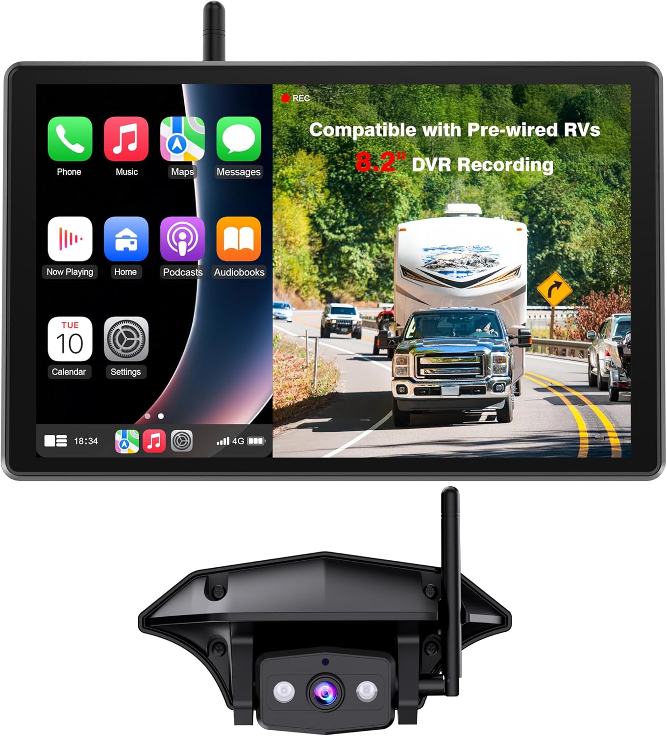 Bldc Motor Controller 96V 500A - 8.2'' RV Backup Camera Wireless: Compatible